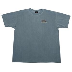 Vintage Yellowstone National Park Wolf Mountain Graphic T-Shirt Adult XL